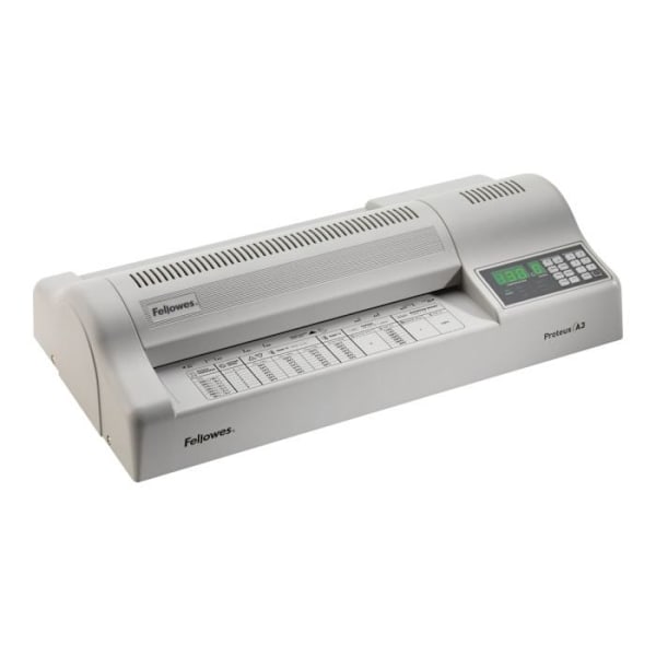 Pelliculeuse - FELLOWES - Proteus 125 - Varm- och kallplastificering - Fickformat 32 cm - Maximalt hastighet