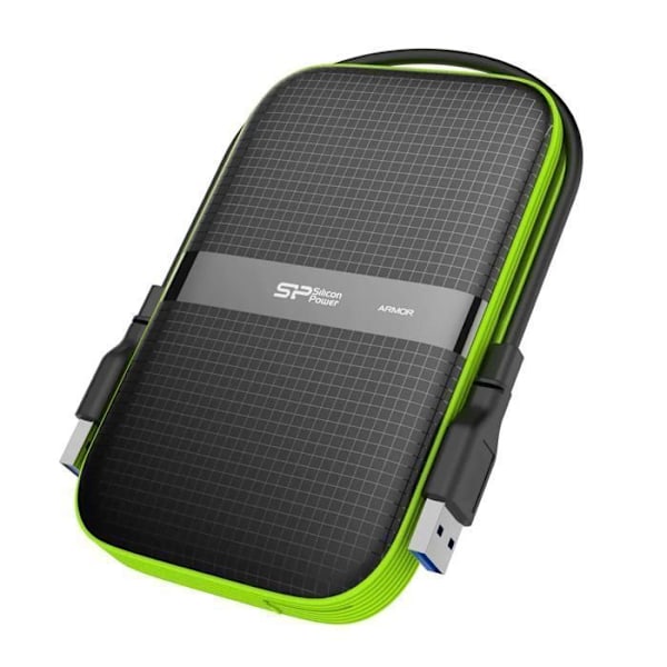 Extern hårddisk - Silicon Power - Armor A60 4To Grön - Stötsäker USB3.2