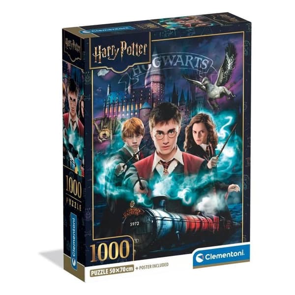 Pussel Compact 1000 bitar : Harry Potter