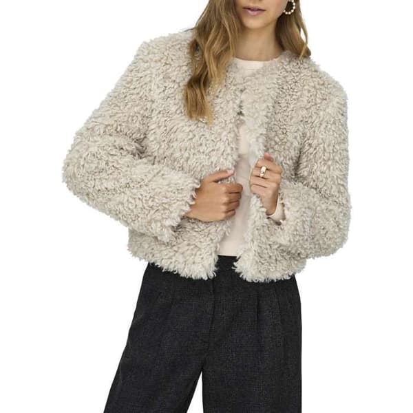 Sherpa väst beige jag