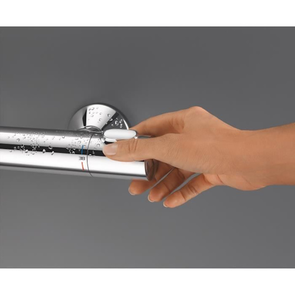 GROHE Precision Flow termostatisk duschblandare - Väggmontering - Skydd mot skållning - Krom