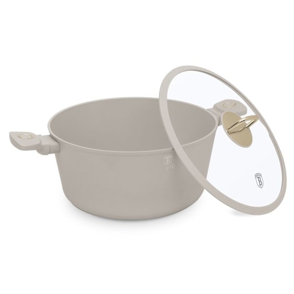 BERLINGERHAUS Kasserolle med titanbeläggning och lock 30 cm Samling Sahara BH-8073