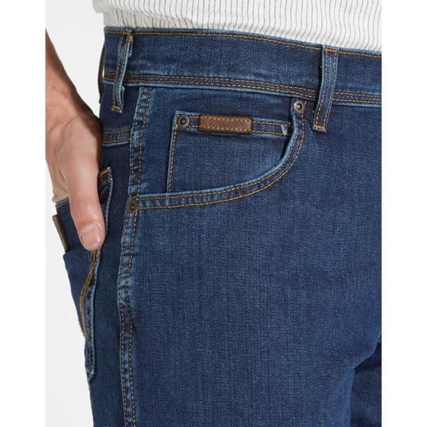 Jeans Wrangler Texas Stretch Darkstone - blå Mörksten 34/32