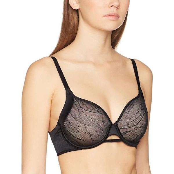 Triumph Airy Sensation för kvinnor WP-10167696 Heltäckande behå, svart, storlek 36B Svart 85E