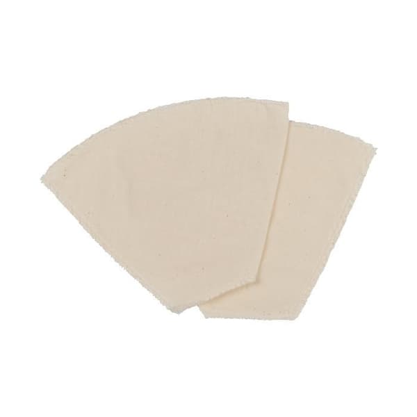 Set med 2 återanvändbara kaffefilter i bomull Fackelmann beige