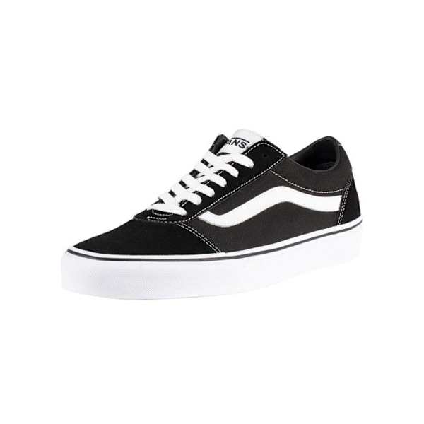 VANS Sneakers i Blandat Svart/Vit Mocka - Läder - Spetsar - Vuxen Svart 44