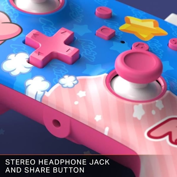 Spelkontroll - POWER A - Kirby - Trådad - USB-kabel 3m - 2 programmerbara knappar Kirby