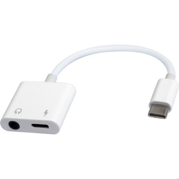 USB-C-adapter M/F - Cablexpert - Svart - Ljudanslutning - Plug-and-play - Kompakt Vit