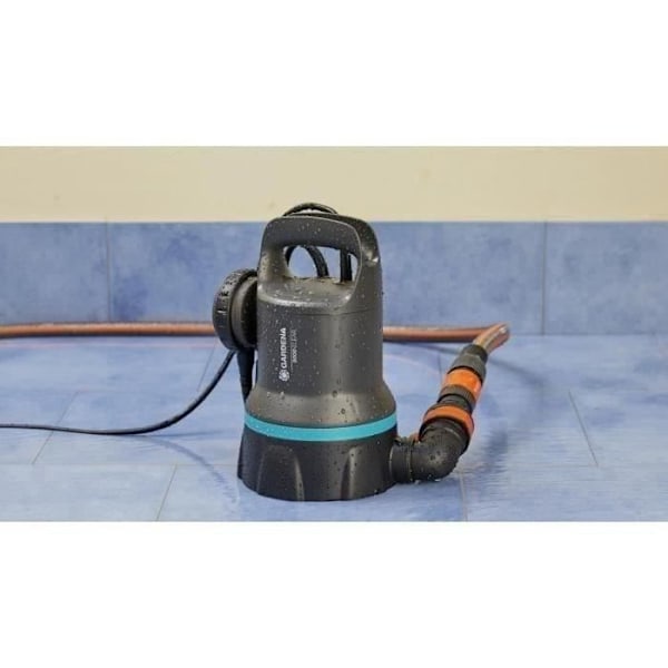 Dräneringspump för rent vatten 9000 - GARDENA - 9030-20 - 300W - Automatisk start/stopp