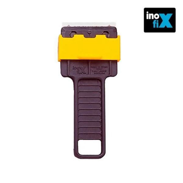 Glasskrapa - INOFIX - Blisterförpackning - 2 års garanti kastanj