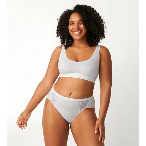 BRIEFS varumärke SLOGGI CHIC MIDI (3 BRIEFS +1 GRATIS) färg VIT VIT 52