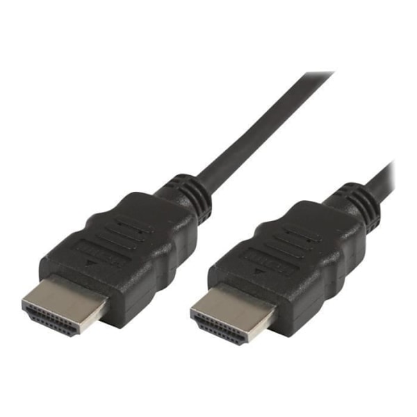 MicroConnect HDMI-kabel HDMI (M) rakt till HDMI (M) rakt 2 m svart