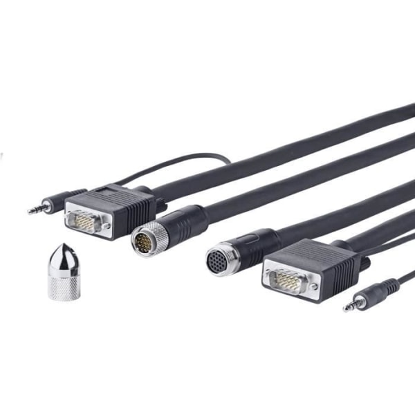 VIVOLINK PROVGASCW15 VGA-KABEL 15 M VGA (D-SUB) SVART