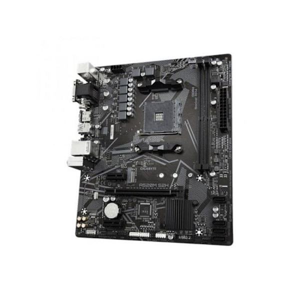 Moderkort - GIGABYTE - A520M S2H - Micro ATX - Socket AM4 - DDR4 upp till 64 GB