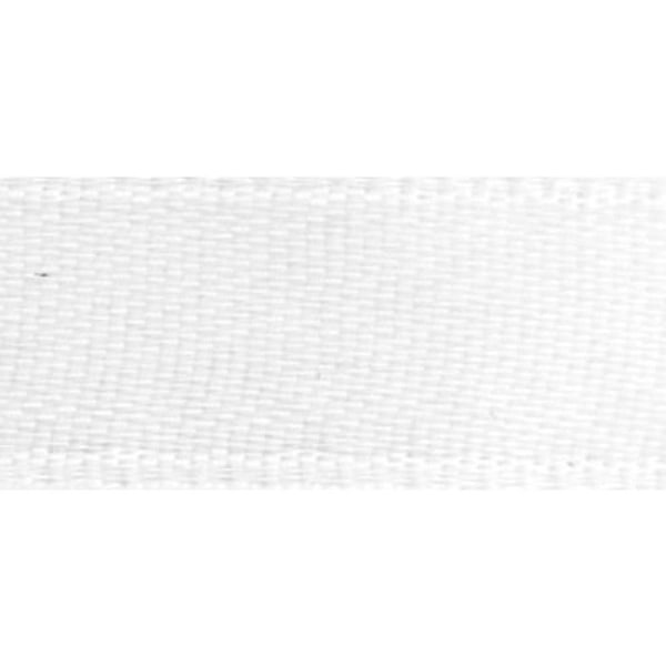 Satinband Vit 10 mm 10 m