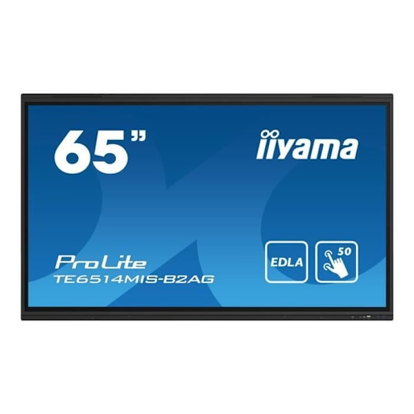 LCD-skärm - iiyama - ProLite TE6514MIS-B2AG - 65 tum - 4K - Multi-touch pekskärm