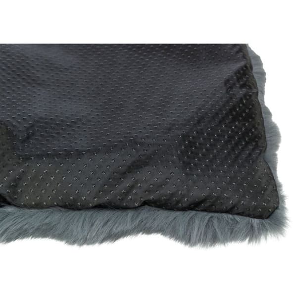 Trixie Elli fyrkantig hundsäng - mörkgrå - Grå - 90×70 cm mörkgrå