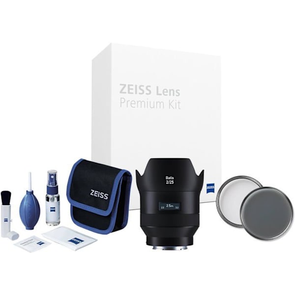 Zeiss - 000000-2267-974 - Batis 2/25 Lens Premium Kit för Sony Full-Frame Mirrorless Kameror (E-Mount)