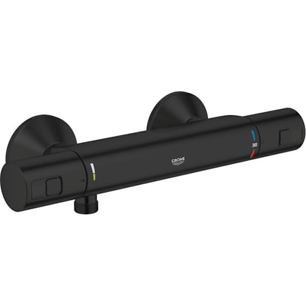 Termostatisk duschblandare - GROHE Precision Start - Matt svart - Vattenbesparande