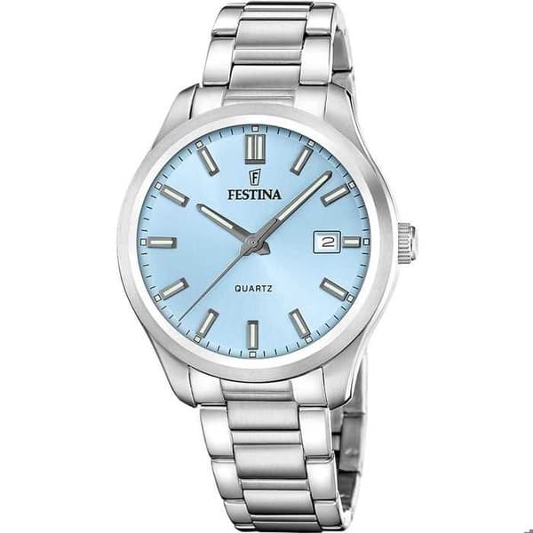 Klocka - Blått Stål - Festina - F20736/2 Blå