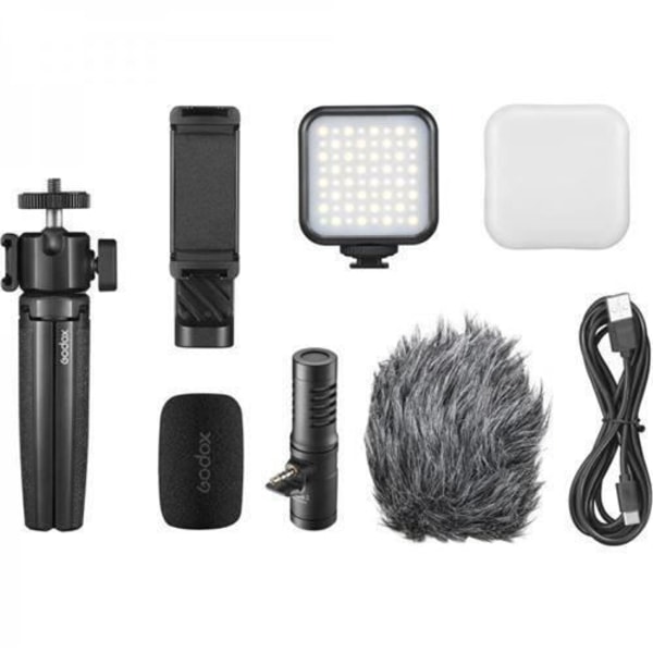 Godox VK2-AX Vlogging Kit Svart - 6952344223413