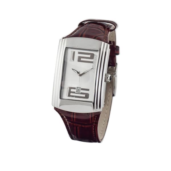 Klocka Chronotech CT7017M-03 brun/vit