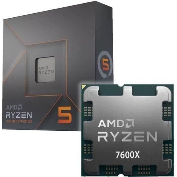 Processor - AMD - Ryzen 5 7600X - Socket AM5 - 4,5Ghz