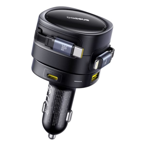 Baseus Enjoyment Max 90W USB-C + Lightning Tändare Blå Blå