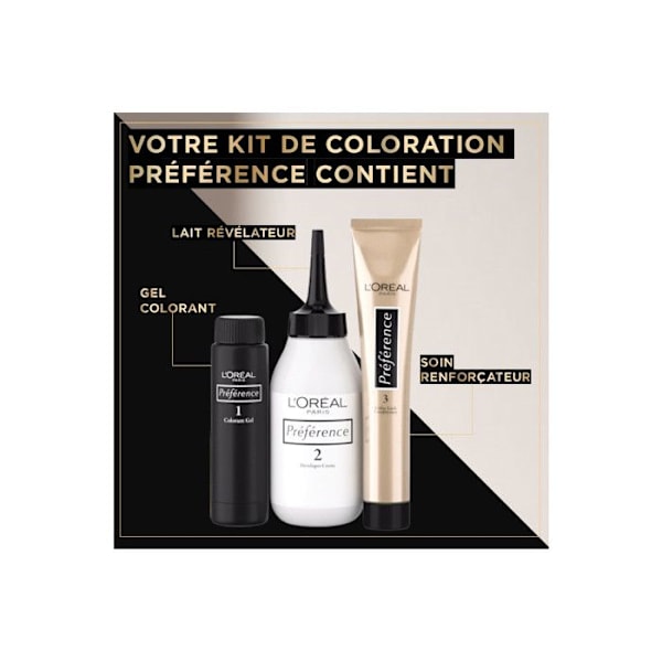Färgning - L'Oréal - Preference Infinia 5.0 Brygge Ljusbrun - Ammoniakfri - Kräm - Damer Ljusbrun