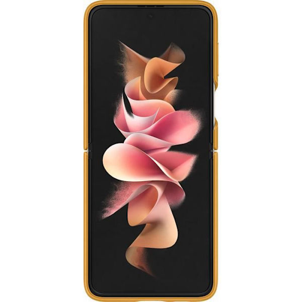 SAMSUNG Z Flip3 Läderfodral Senap
