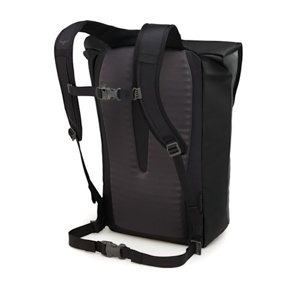 Osprey svart ryggsäck för kvinnor och män - Transporter Flap 73667 svart