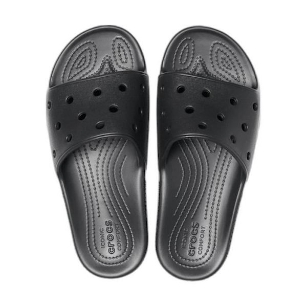 Crocs Classic II Slide Slides - Mattsvart - Storlek 48/49 för män