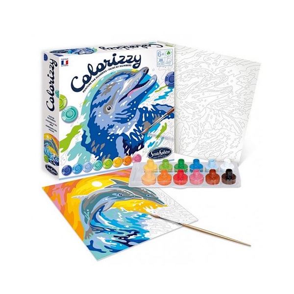 Färgning Colorizzy: Dykare Blå
