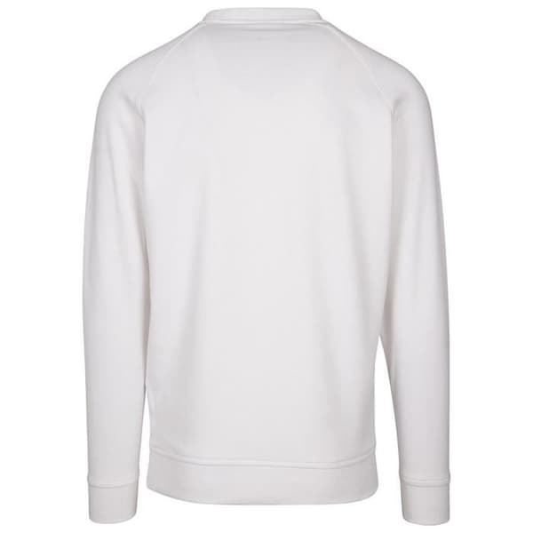 Bygg ditt varumärke Raglan Sweat Crewneck Pullover Vit S