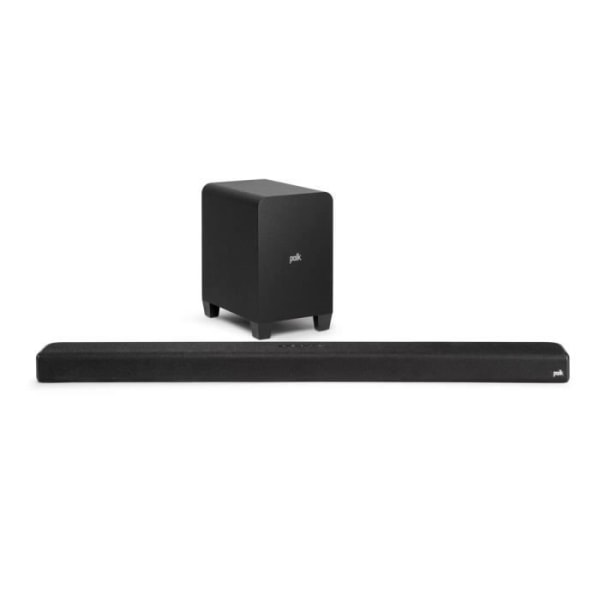POLK Signa S4 Soundbar - Dolby Atmos - Bluetooth - Trådlös - Svart