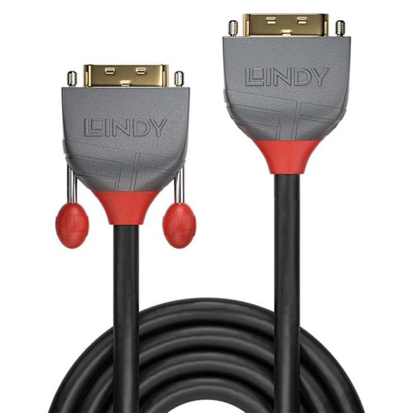 LINDY Dual Link DVI-D-förlängning - Anthra Line - 2m