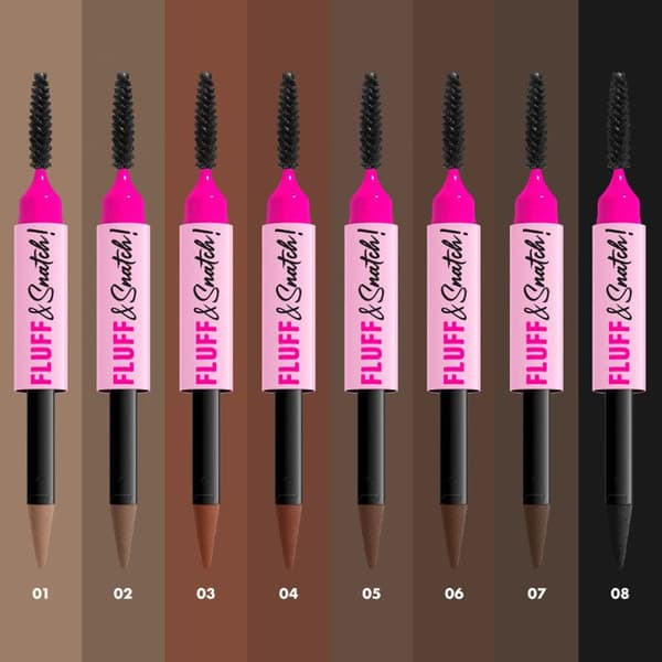 NYX Professional Makeup Fluff & Snatch Crayon Ögonbryn Precision Puder Effekt TAUPE MOL