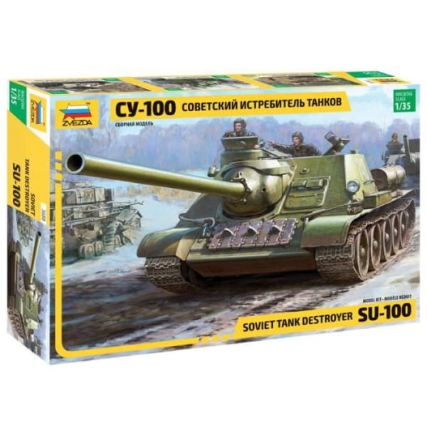 Modell tank Soviet Tank Destroyer Su-100 - ZVEZDA