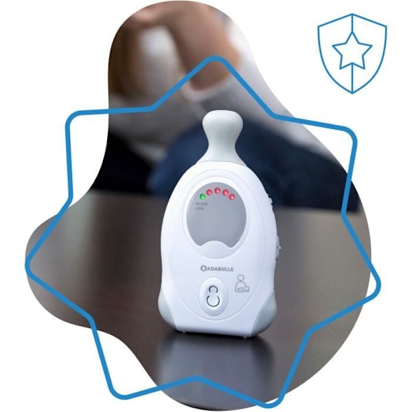 BADABULLE Baby Online 300m Babyphone Audio med nattljus