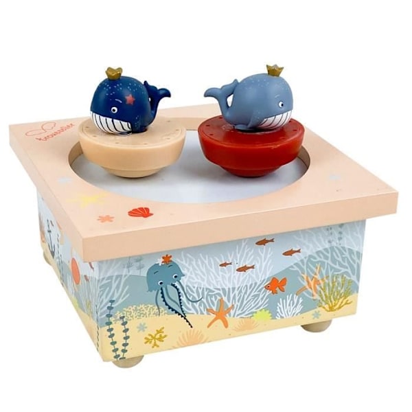 Ocean Music Box - Byxa - Roterande figurer - 11,5 x 11,5 x 7 cm