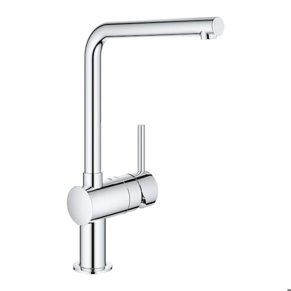 Diskbänksblandare - Grohe - Minta Spout L - Svängbar - Krom - Lämplig för Diskbänk Krom