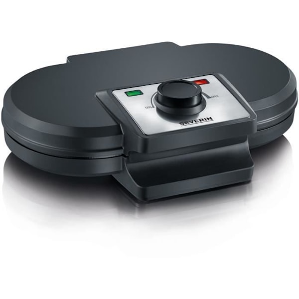 Gaufrier SEVERIN - WA2106 - Hjärtplåtar - Non-stick beläggning - 1200W Svart