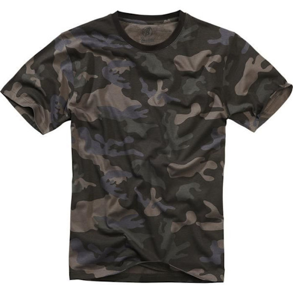 T-shirt - Brandit - Premium - Mörk kamouflage - Kortärmad - 100% Bomull Mörk kamouflage XL