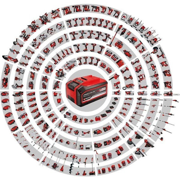Einhell Power X-Change TE-CD 18/45 3X-Li +22 4513990 18 V 2 Ah sladdlös borr/skruvdragare + batteri + armbågsadapter