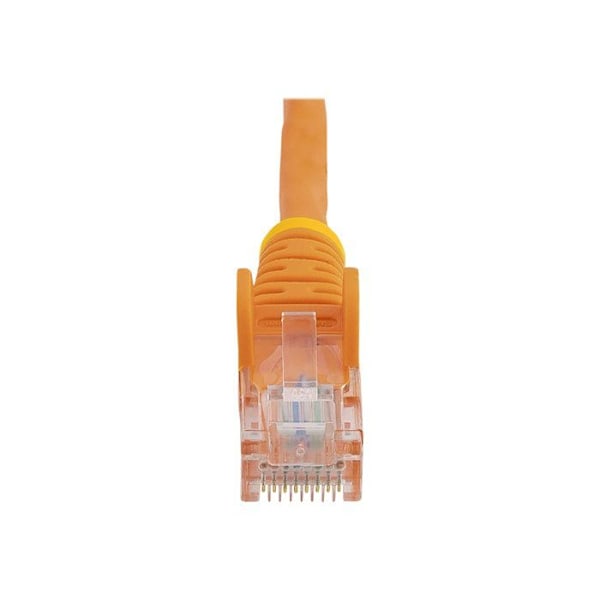 STARTECH Cat5e UTP nätverkskabel utan krok, 3m - Ethernet-kabel RJ45 anti-snag - M / M - Orange