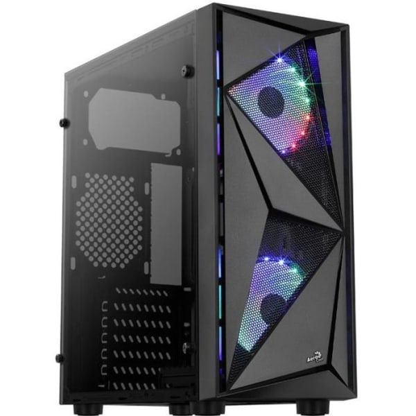 PC-fodral - Glider Cosmo-G-BK-v1 - Aerocool - Svart