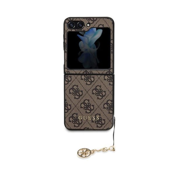 Telefonfodral - Guess telefon bumper Samsung Galaxy Z Flip5 Skyddsfodral 4G Charms Collection Brun