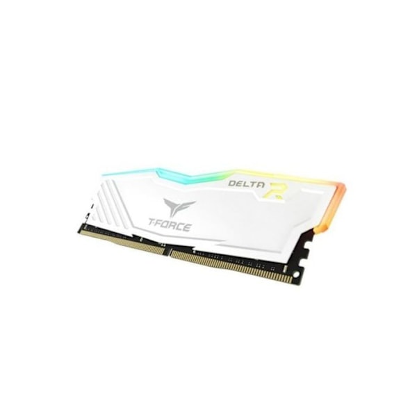 TEAMGROUP Team T-Force Delta RGB DDR4 spelminne, 2 x 8 GB, 3600 MHz, 288-stifts DIMM, vit