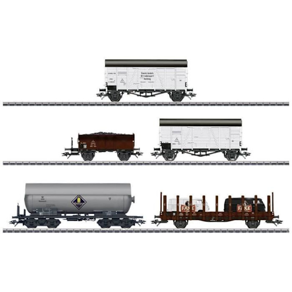 Leksak - Märklin - DSB fisktransport H0 vagnset - Inredning - Unisex Multifärg