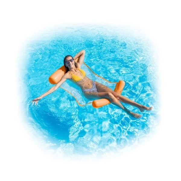 InnovaGoods uppblåsbar poolmadrass Individuell flytande vattenhängmatta för pool Pulok